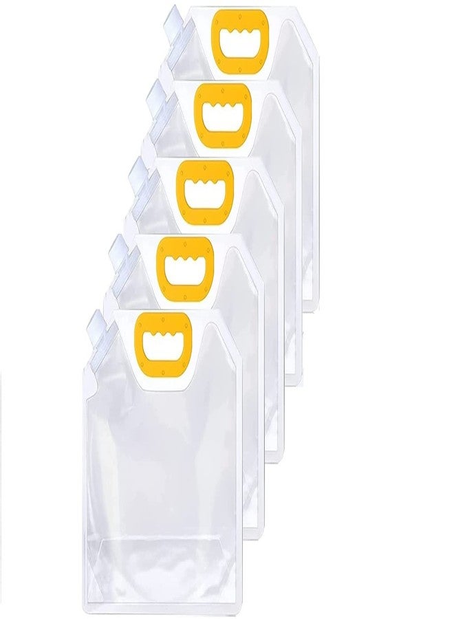 Birud Plastic 5Pcs-1.5L Kitchen Storage Bag Grains Rice Moisture-Proof Sealed Bag, Resealable, Transparent Bags Stand Up Pouch Bags With Portable Handle For Long Term Food Storage Container - Image 1